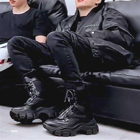 jungkook combat boots